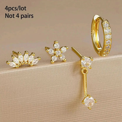 Créoles & Clous Fleur Chic - Saylana