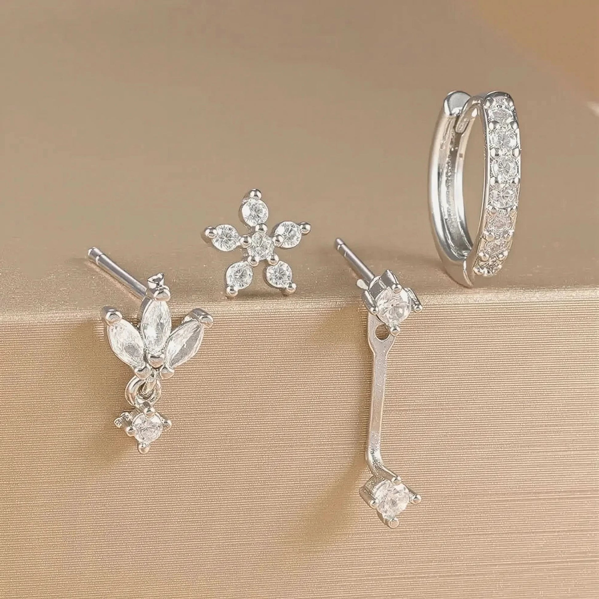 Créoles & Clous Fleur Chic - Saylana