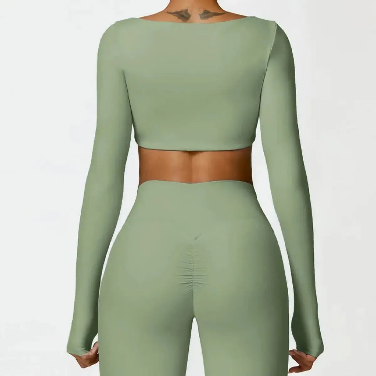 Crop Fitness Manches Longues-Saylana