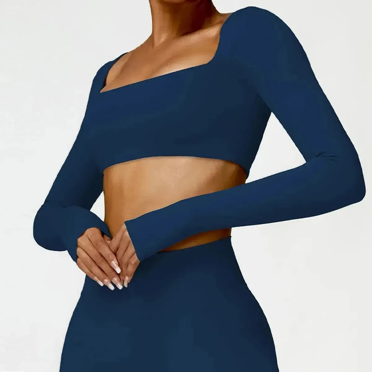 Crop Fitness Manches Longues-Saylana