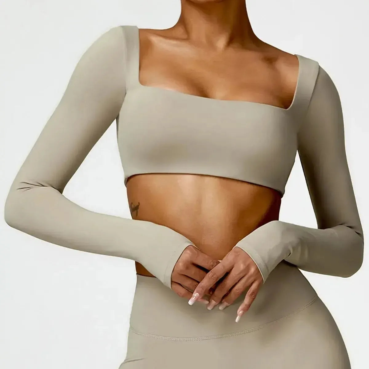 Crop Fitness Manches Longues-Saylana
