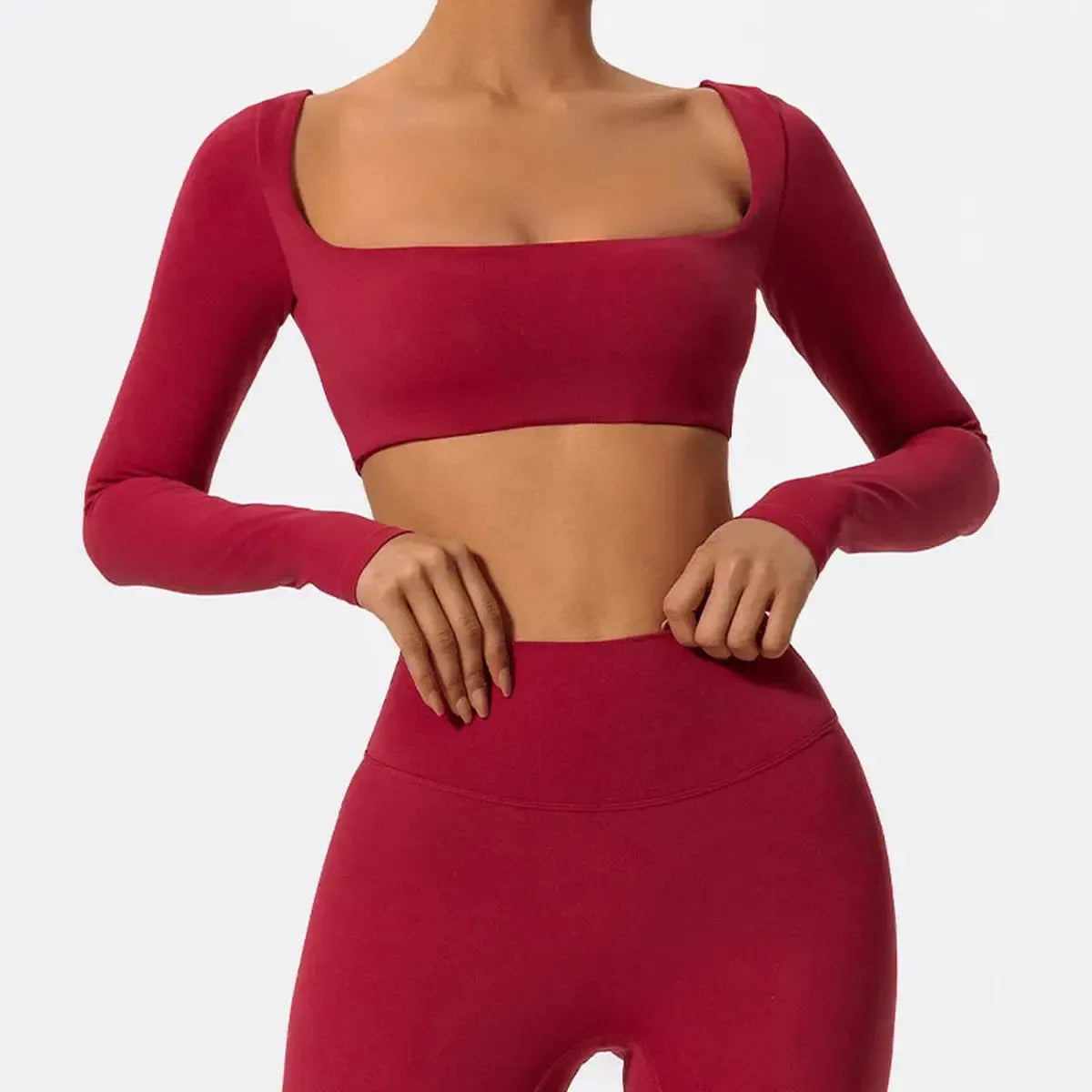 Crop Fitness Manches Longues-Saylana