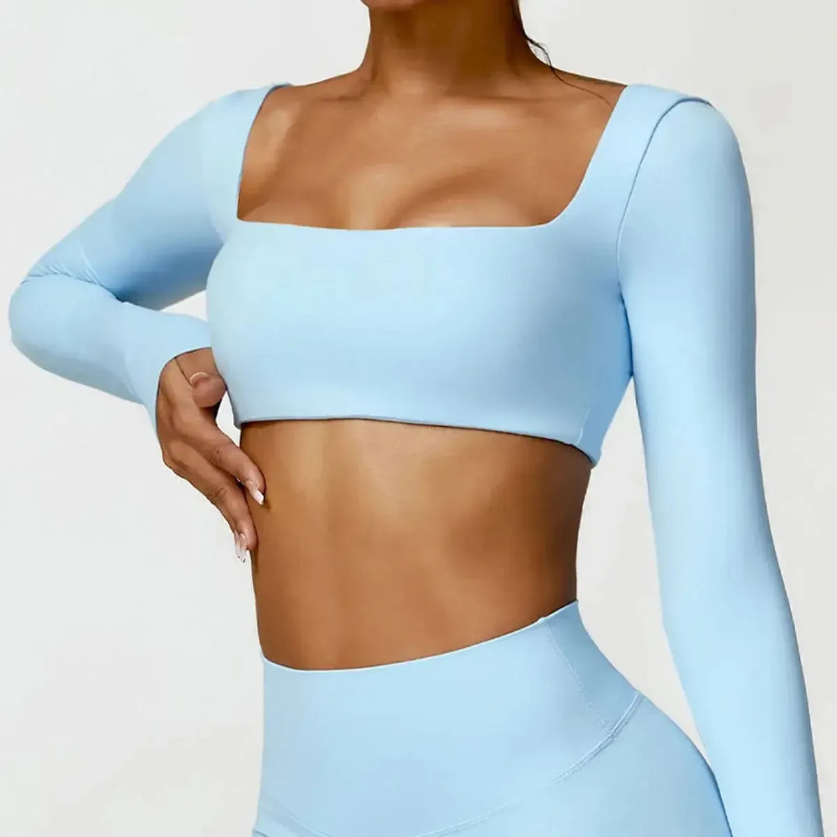 Crop Fitness Manches Longues-Saylana
