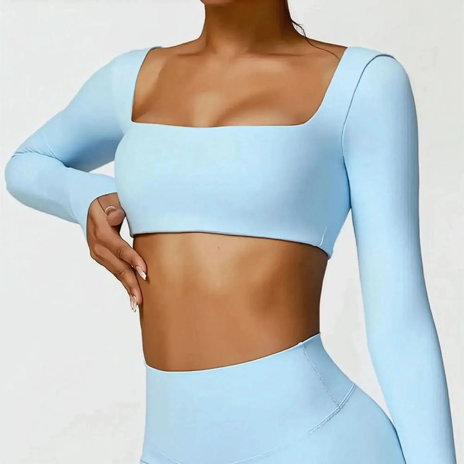 Crop Fitness Manches Longues - Saylana