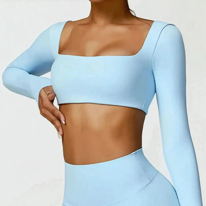 Crop Fitness Manches Longues - Saylana