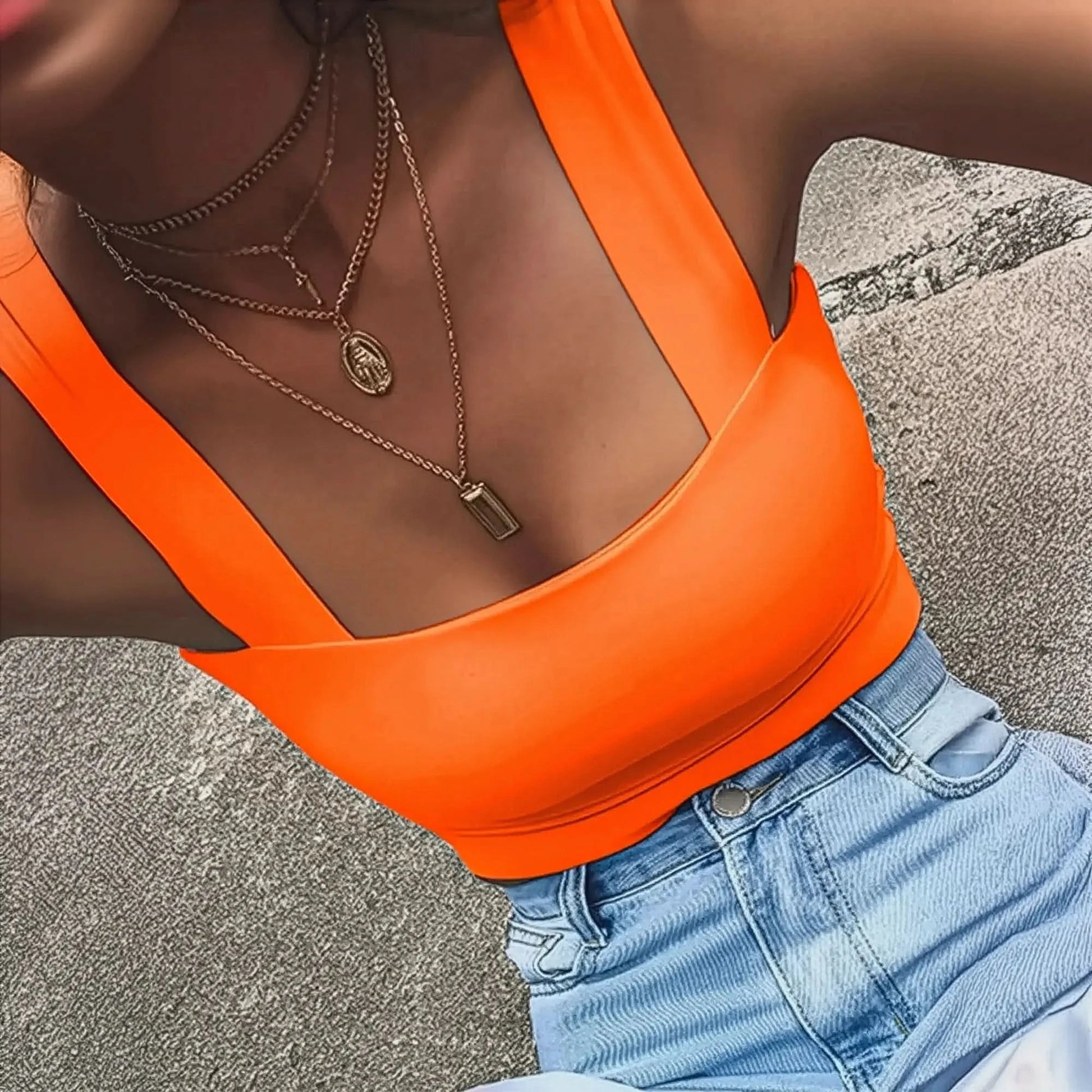 Crop manches courtes au charme épuré et versatile - Saylana