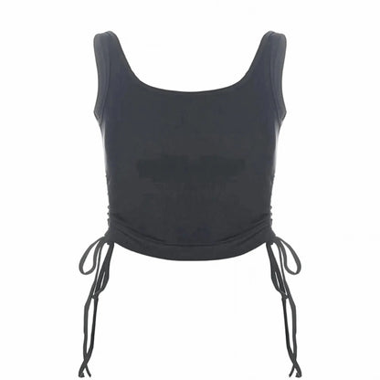 Crop top à nouer au style casual fitness - Saylana