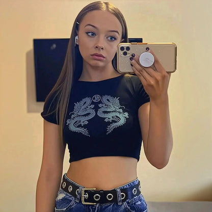 Crop Top Dragon Été - Saylana