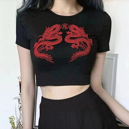 Crop Top Dragon Été - Saylana