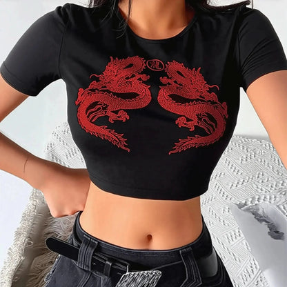 Crop Top Dragon Été - Saylana