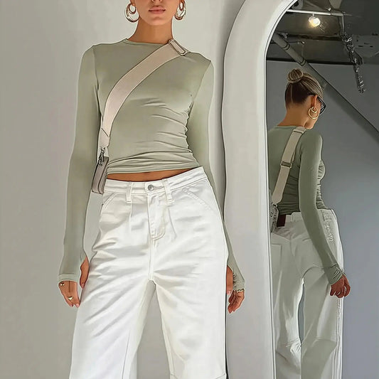 Crop Top Manches Longues Saylana