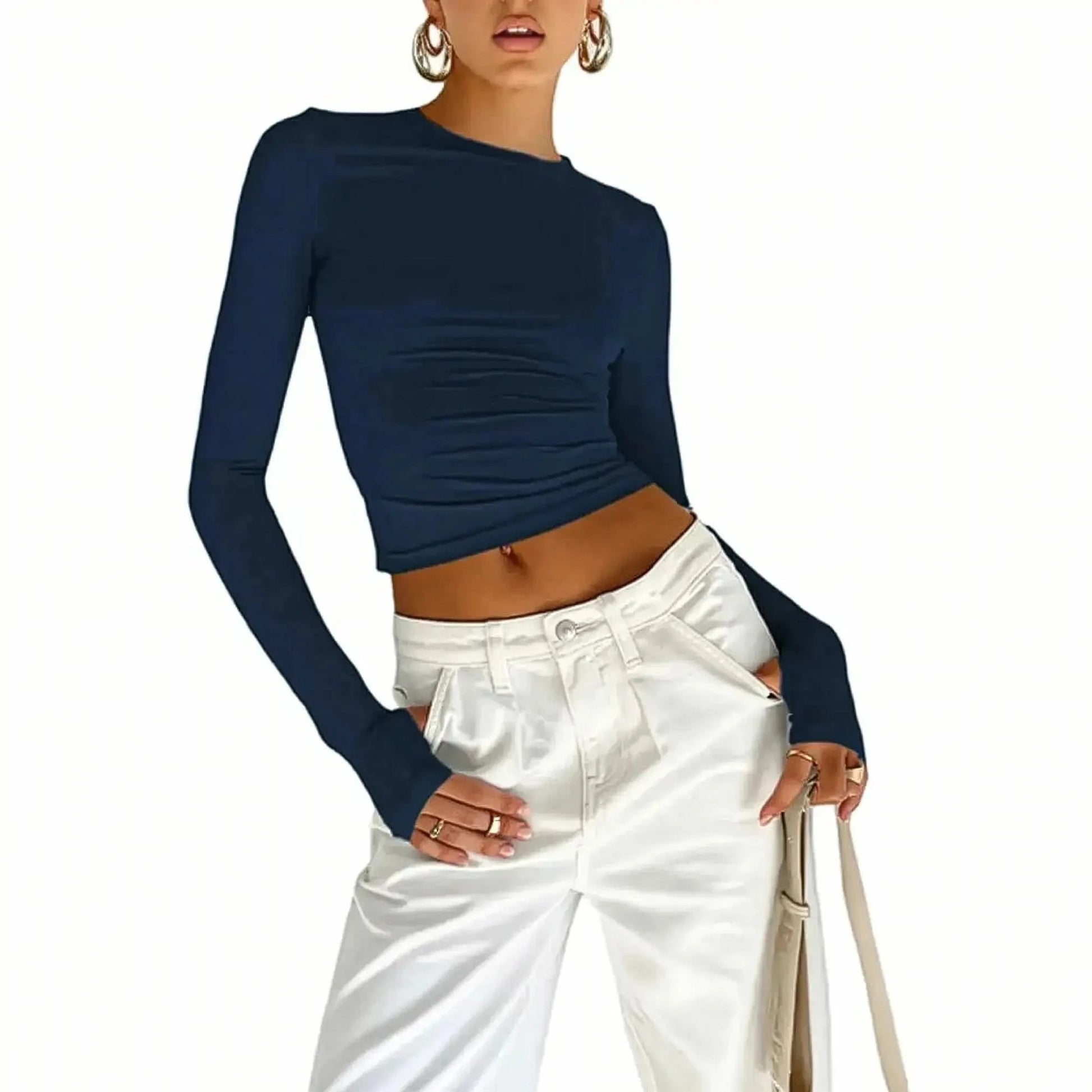 Crop Top Manches Longues - Saylana