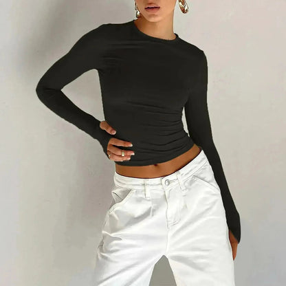 Crop Top Manches Longues - Saylana