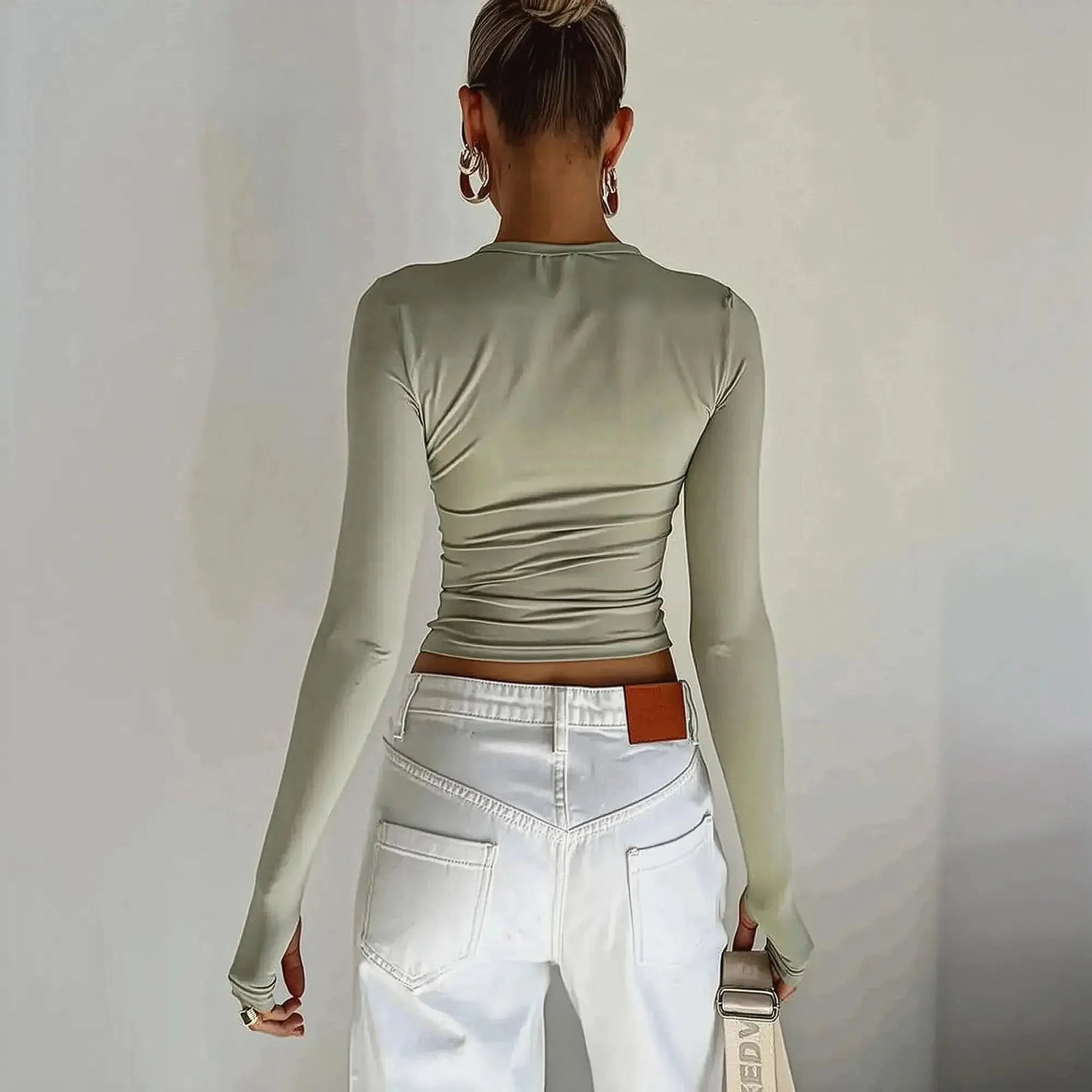 Crop Top Manches Longues - Saylana