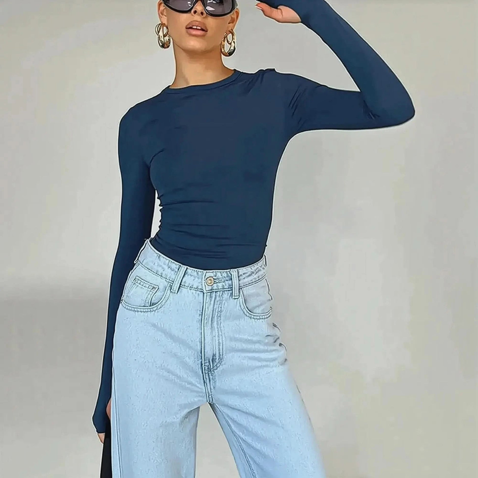 Crop Top Manches Longues - Saylana
