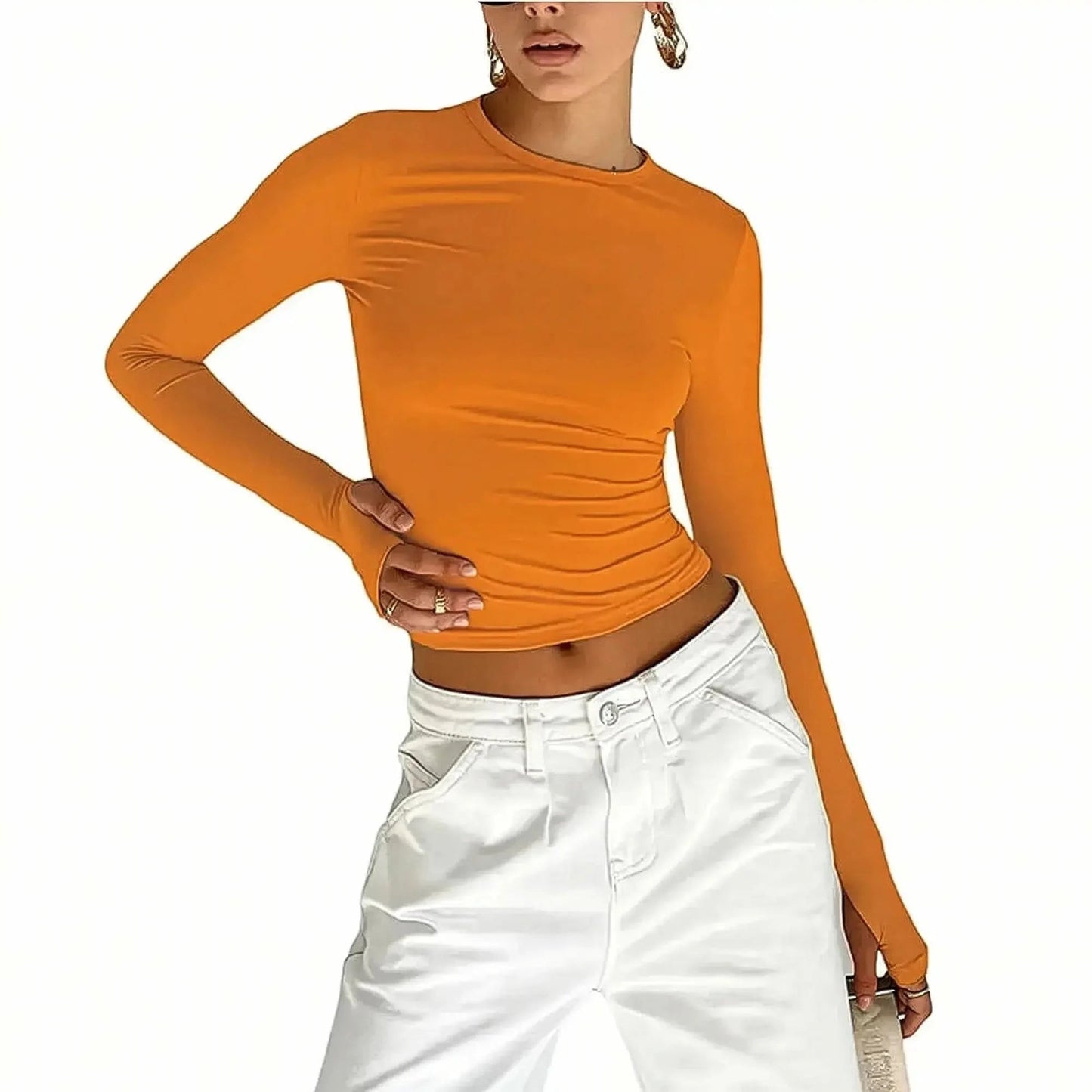 Crop Top Manches Longues - Saylana