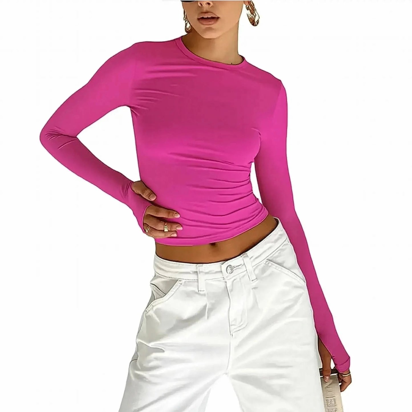 Crop Top Manches Longues - Saylana