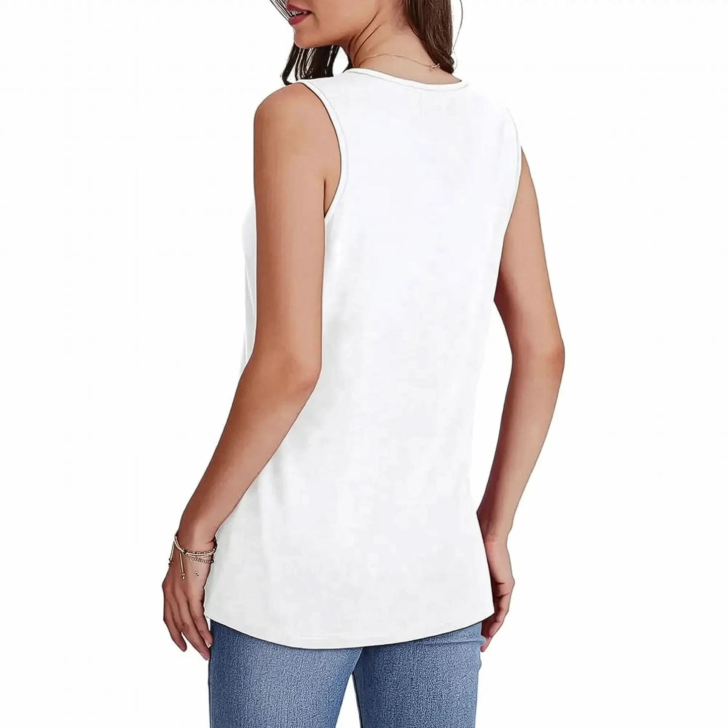 Débardeur col V ample au style festival tendance - Saylana