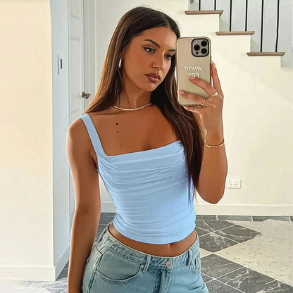 Débardeur dos nu slim pour look street casual - Saylana