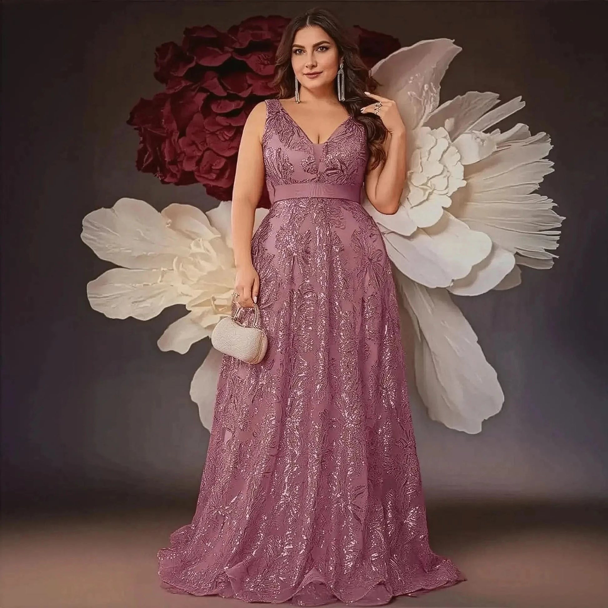 Décolleté V Profond Élégant - Saylana