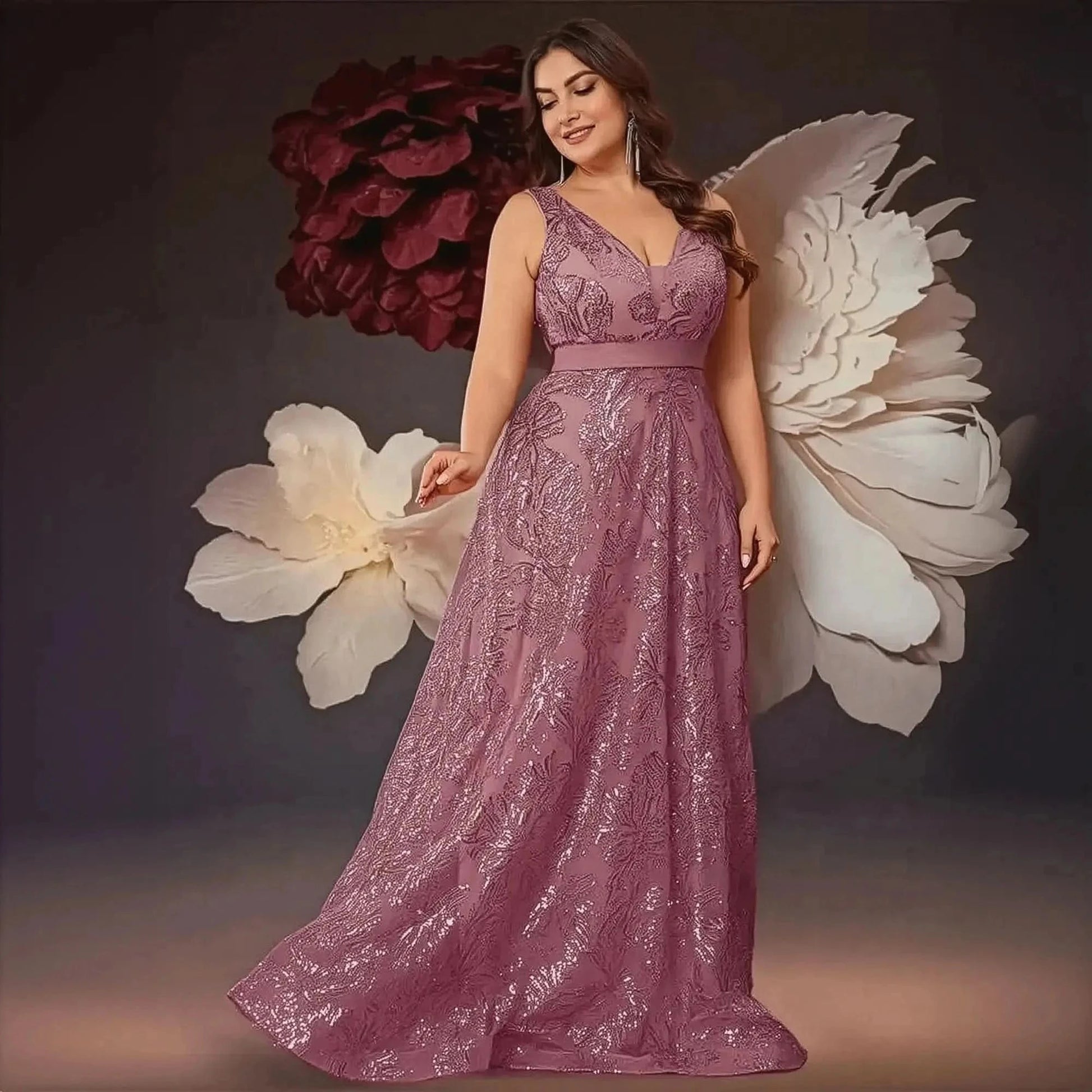 Décolleté V Profond Élégant - Saylana