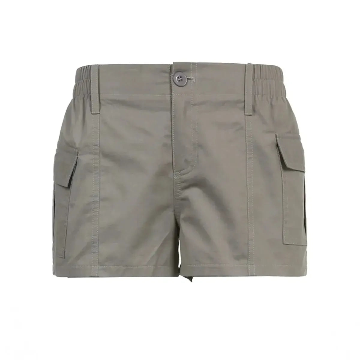 Denim vintage taille basse à poches cargo-Saylana