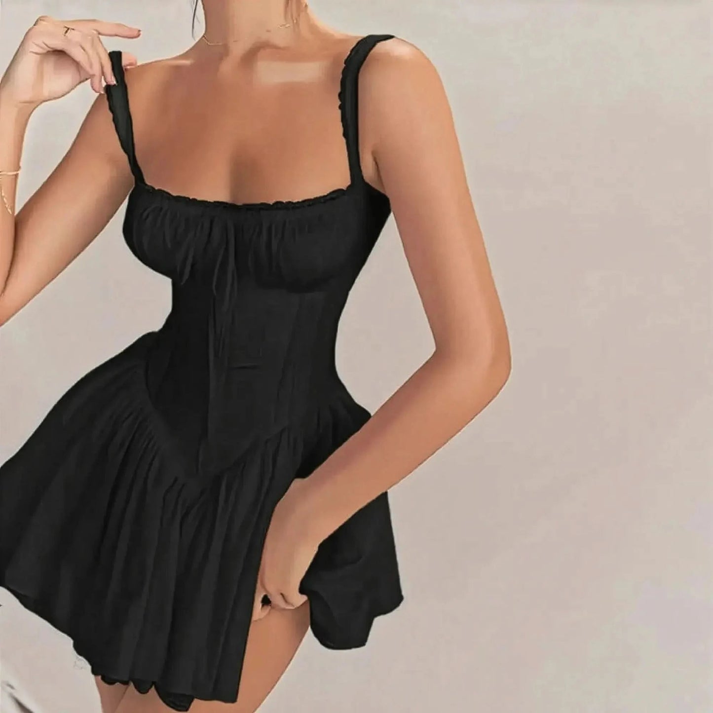 Dentelle à Manches Longues & Dos Nu - Saylana