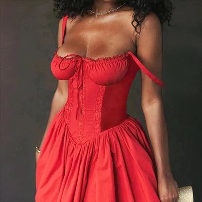 Dentelle à Manches Longues & Dos Nu - Saylana