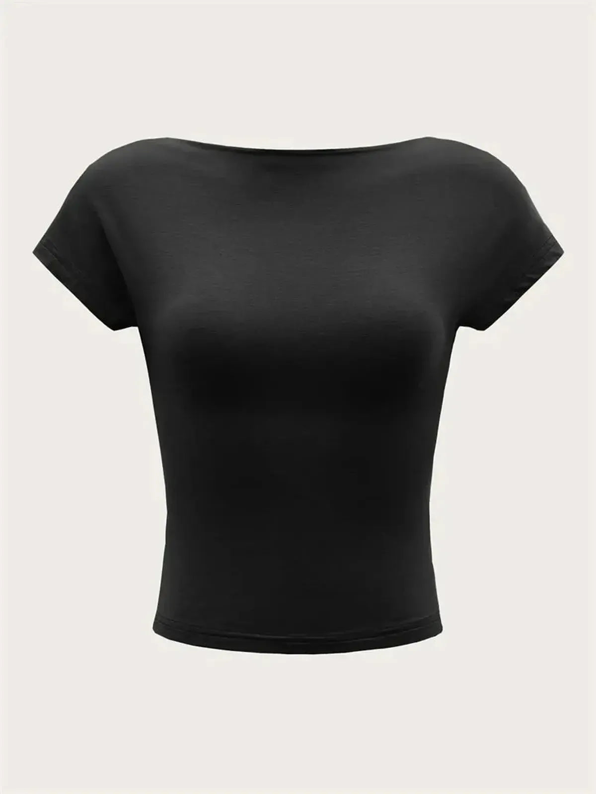 Dos nu col rond pour look Y2K adorable-Saylana