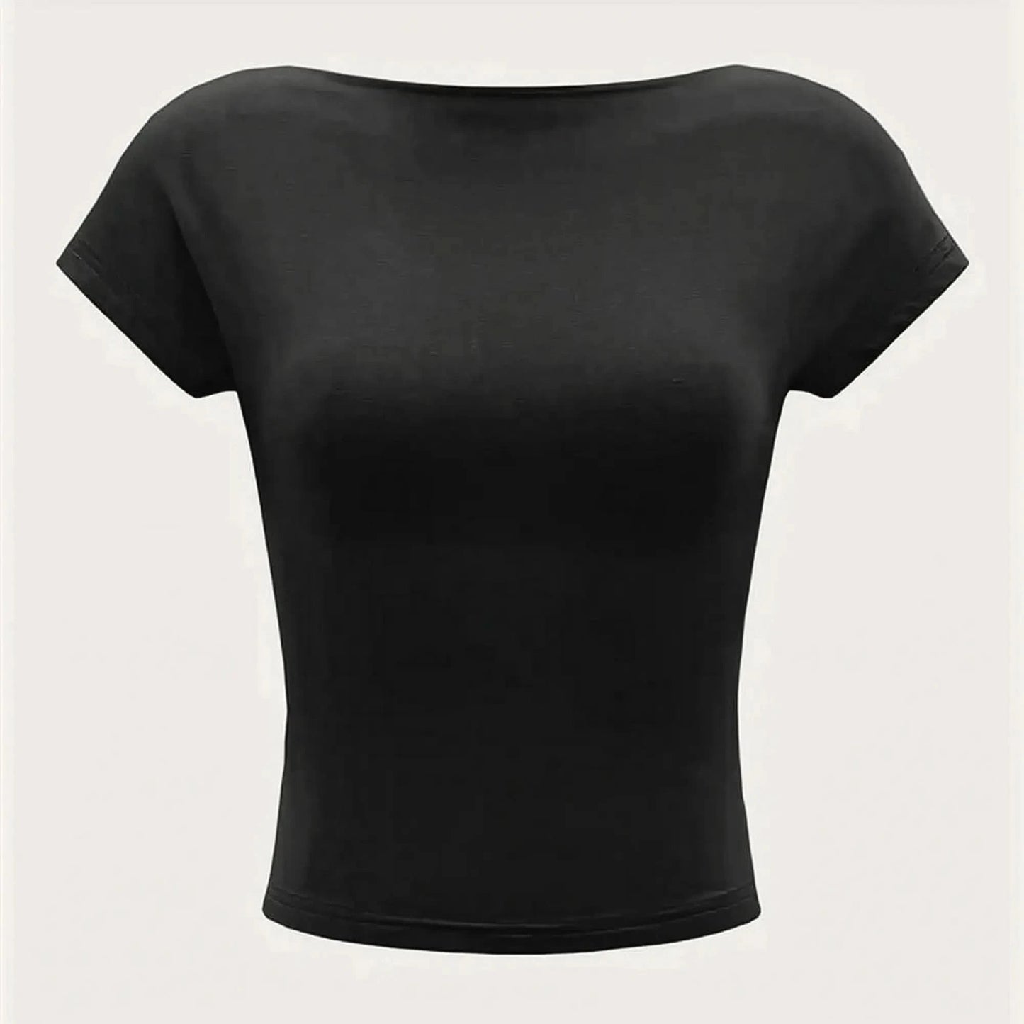 Dos nu col rond pour look Y2K adorable - Saylana