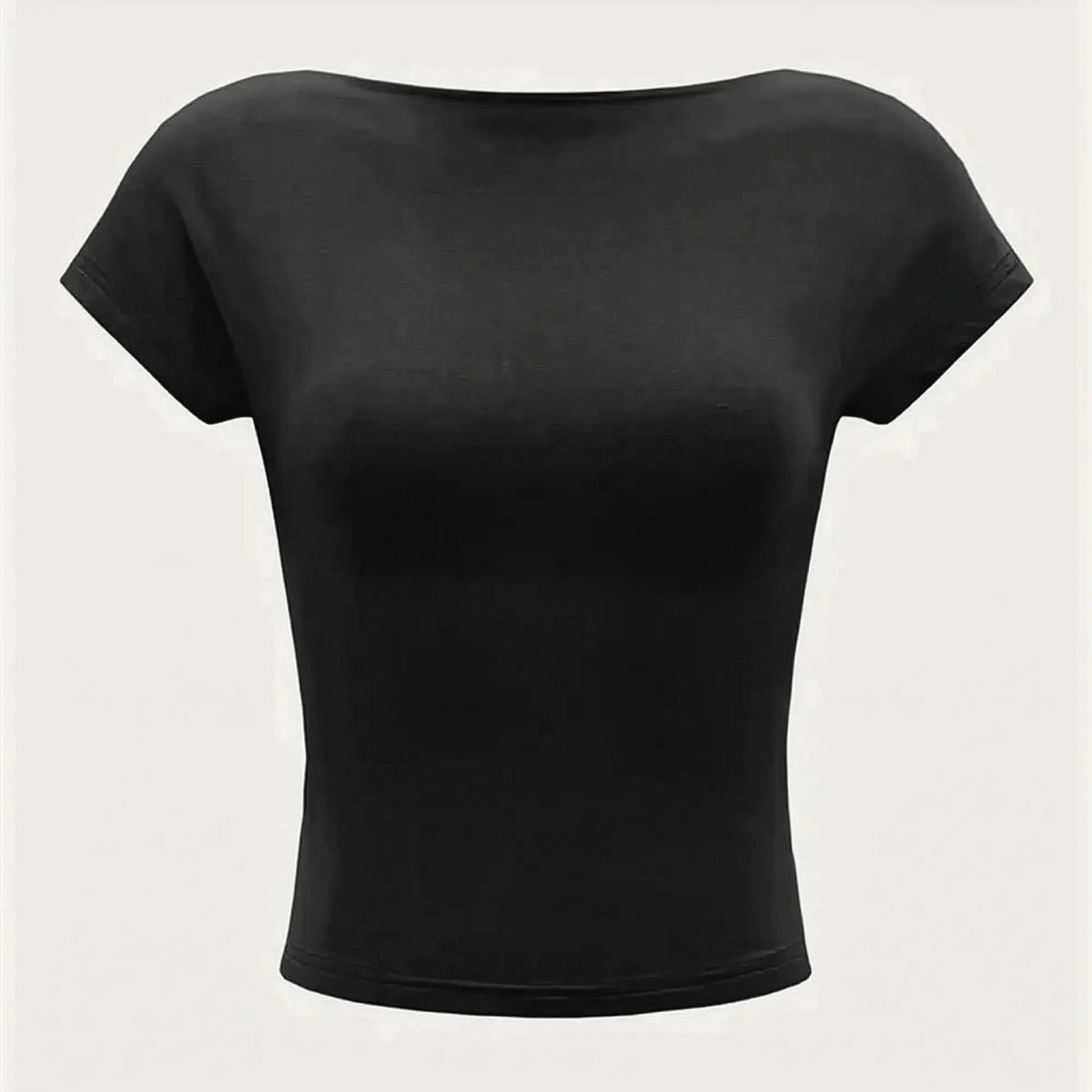 Dos nu col rond pour look Y2K adorable - Saylana