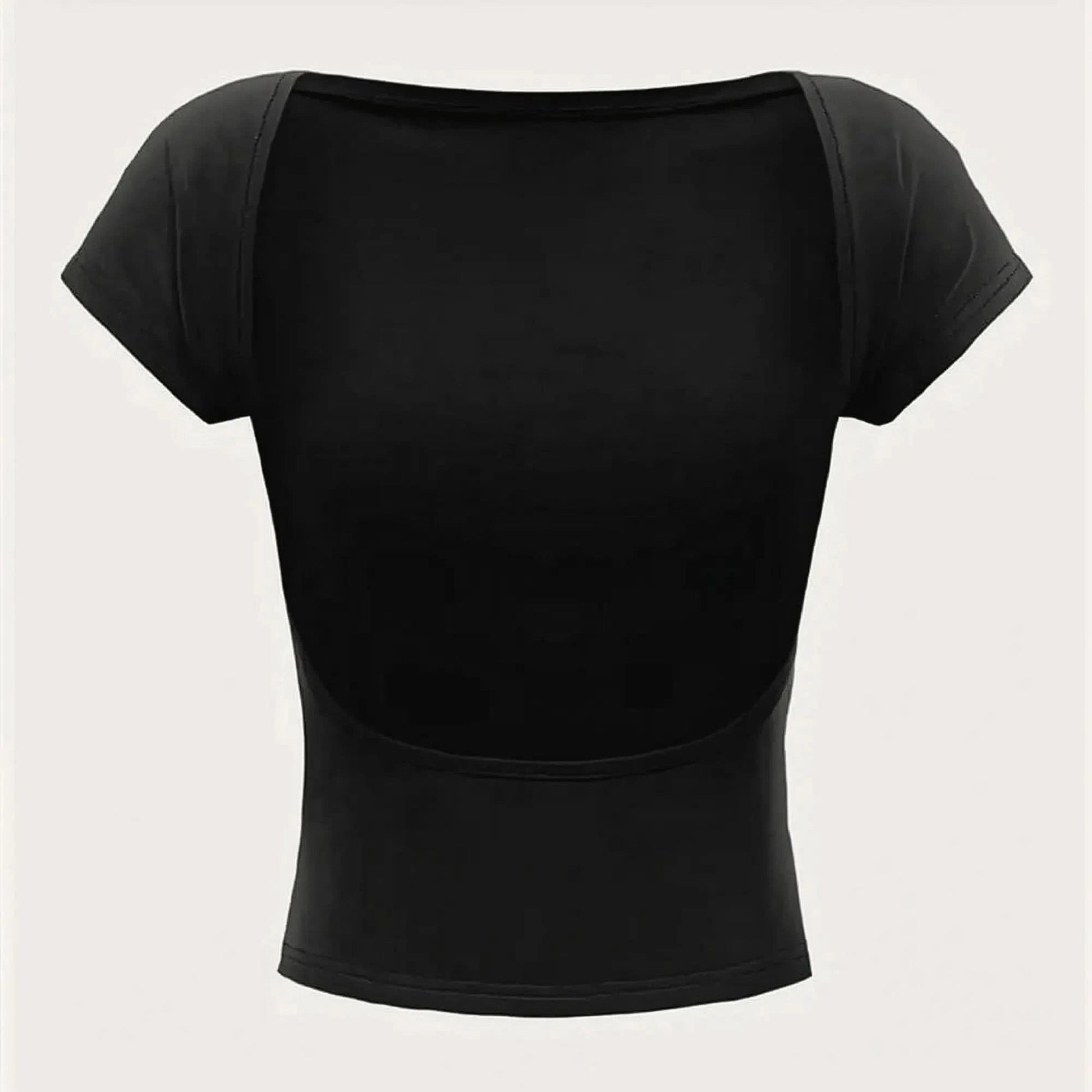 Dos nu col rond pour look Y2K adorable - Saylana