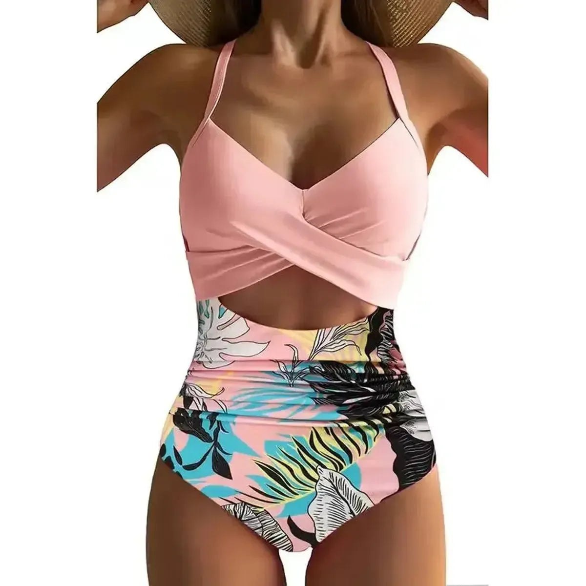 Dos Nu Croisé Bicolore Sexy-Saylana