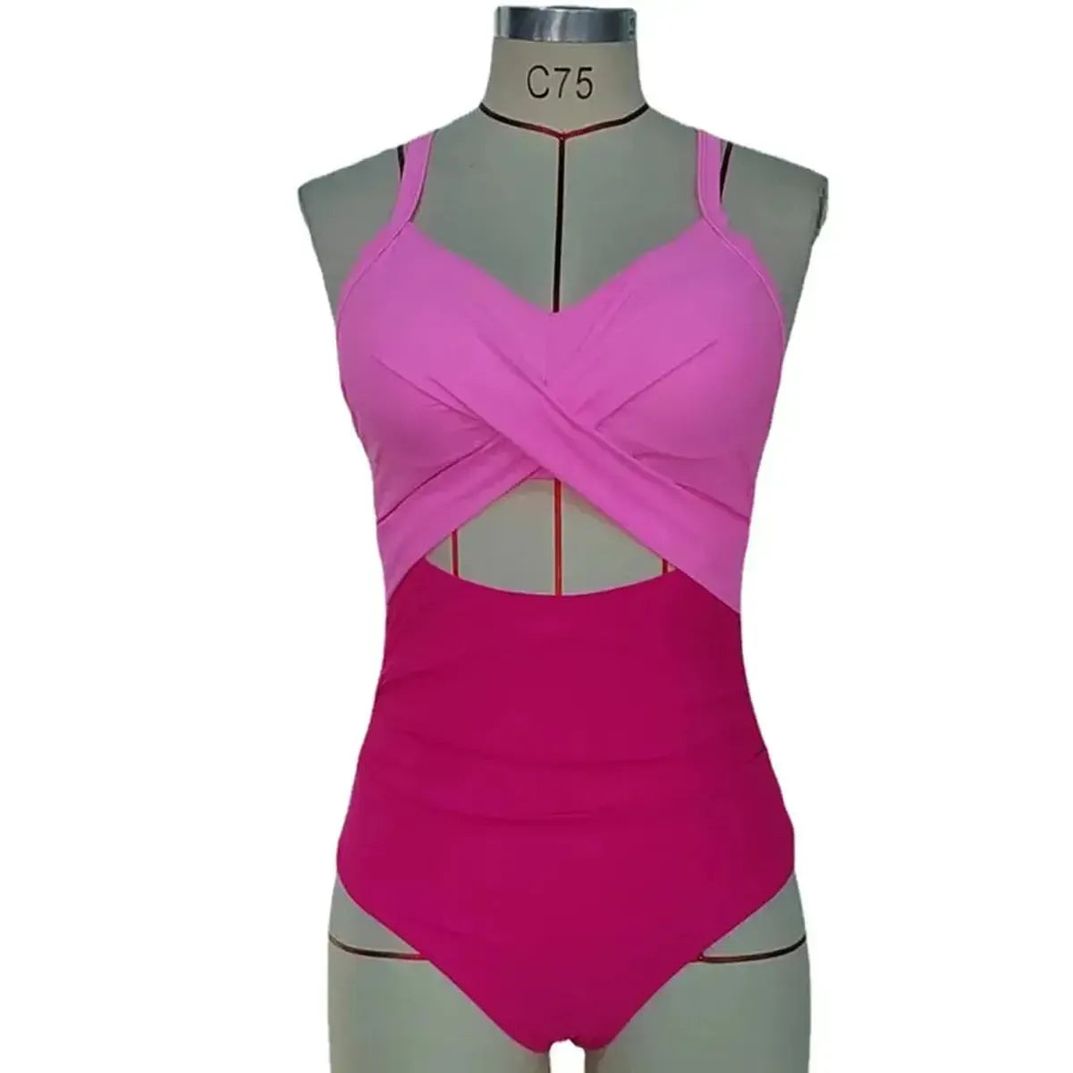 Dos Nu Croisé Bicolore Sexy-Saylana