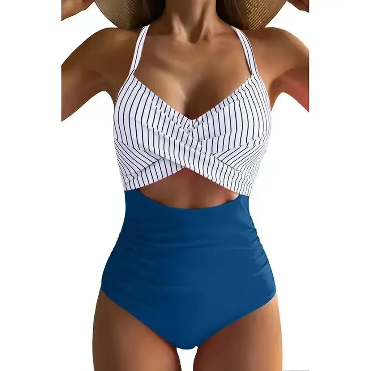 Dos Nu Croisé Bicolore Sexy-Saylana
