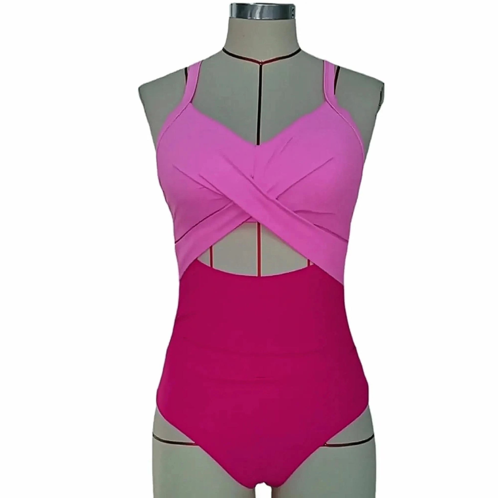 Dos Nu Croisé Bicolore Sexy - Saylana