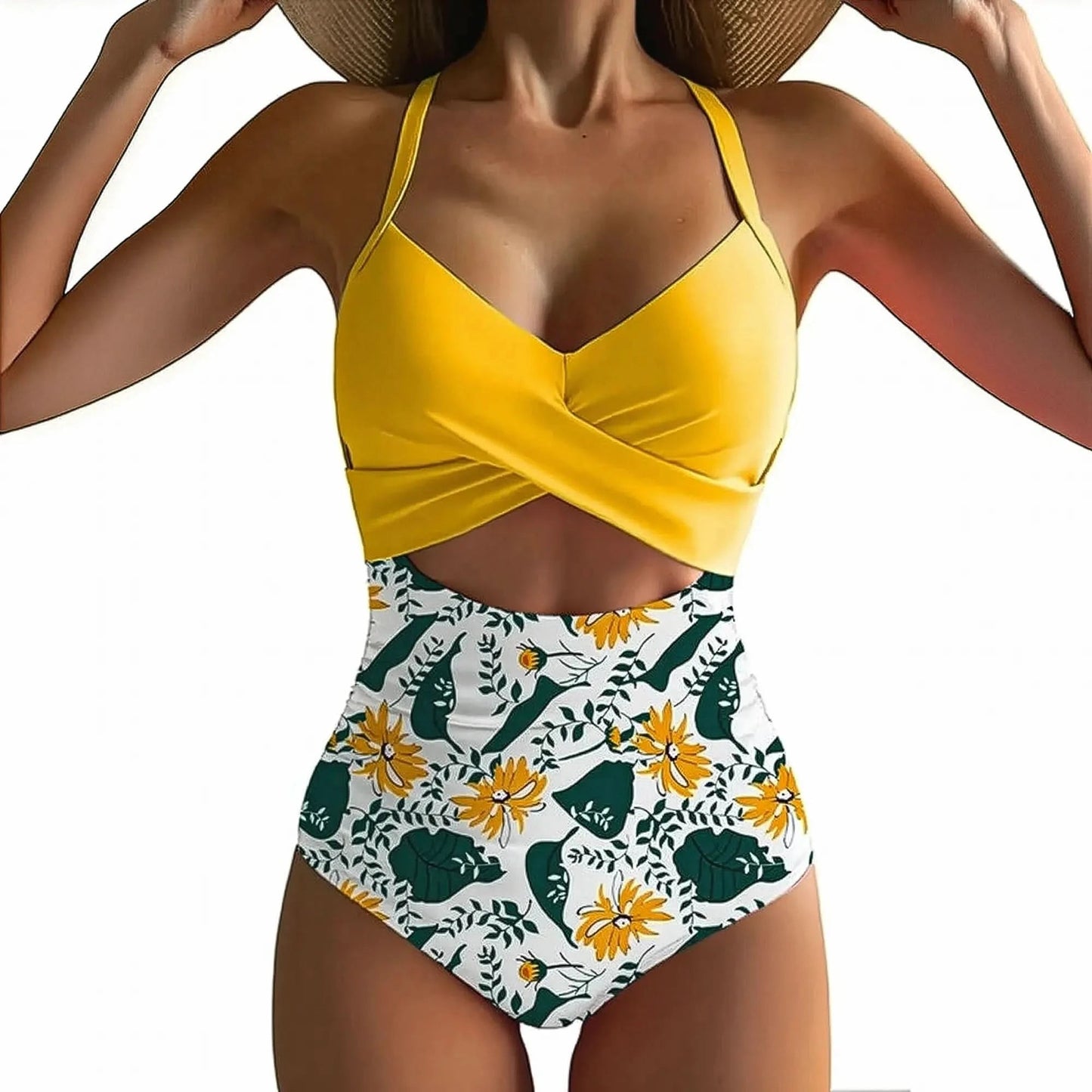 Dos Nu Croisé Bicolore Sexy - Saylana