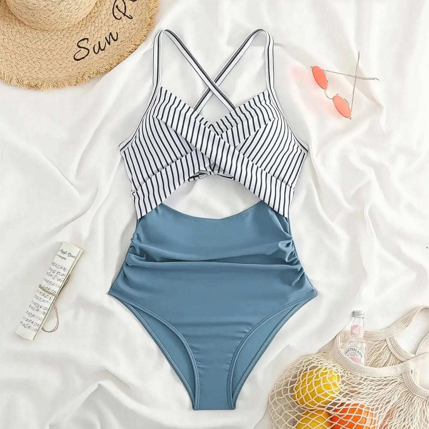 Dos Nu Croisé Bicolore Sexy - Saylana