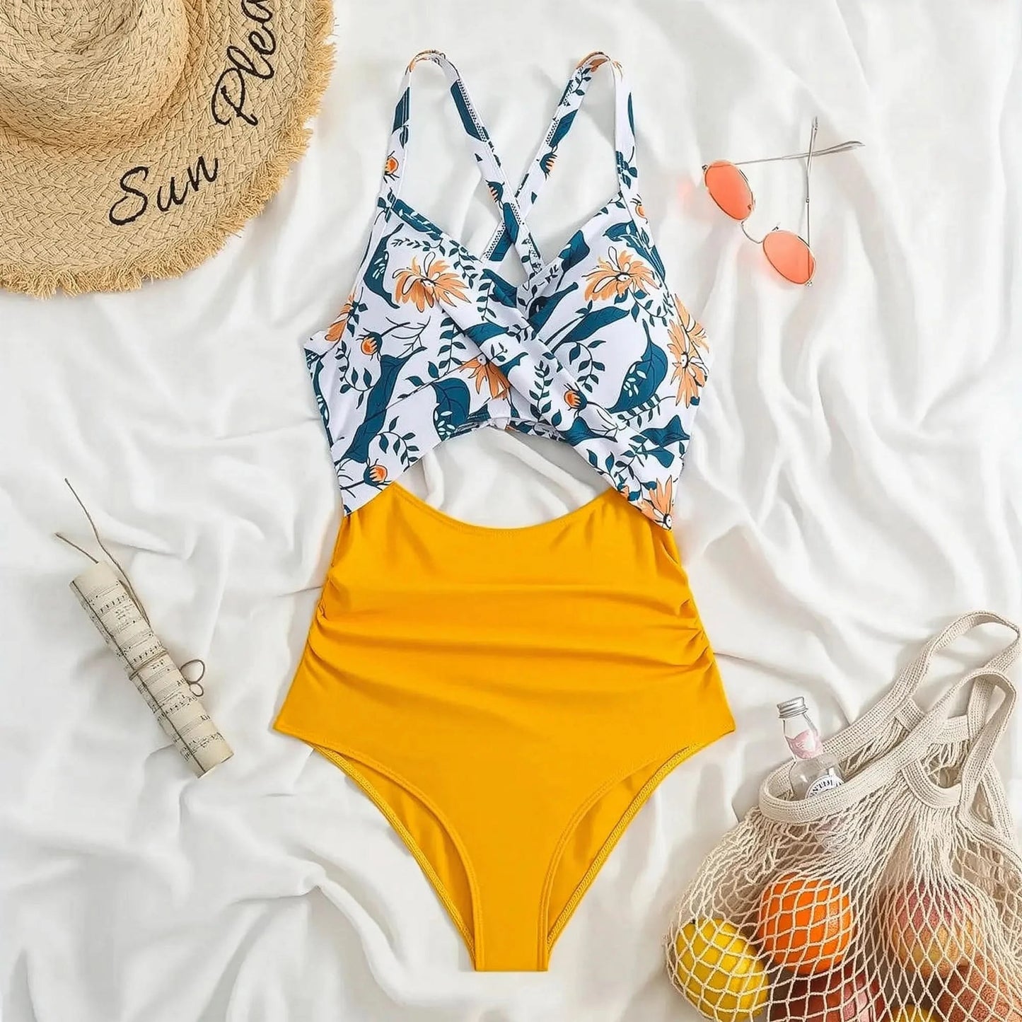 Dos Nu Croisé Bicolore Sexy - Saylana