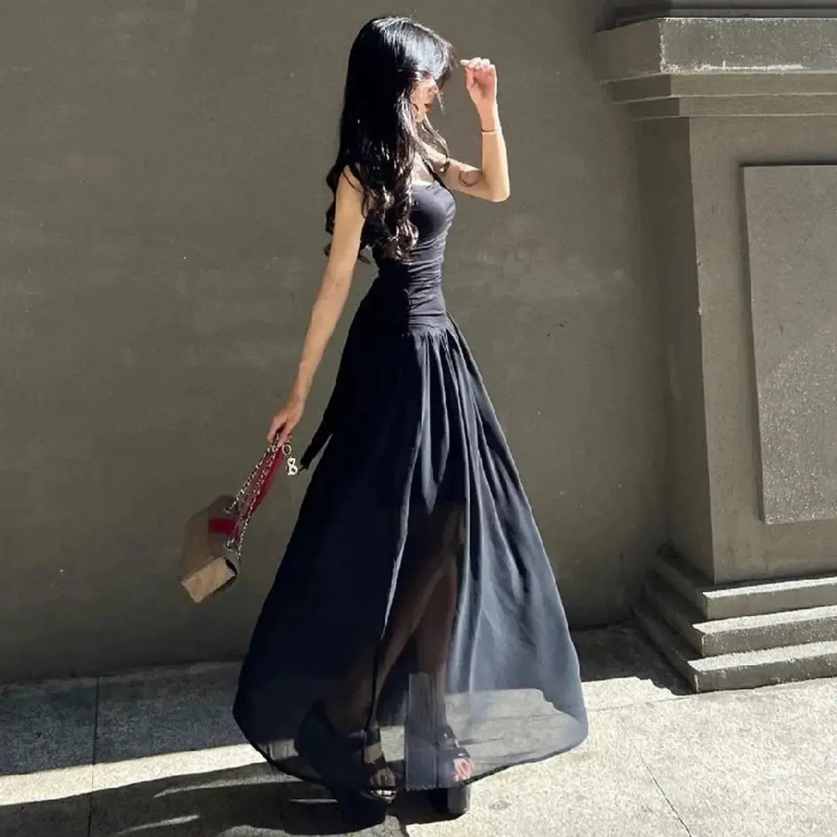 Élégante à Fronces Taille Haute-Saylana