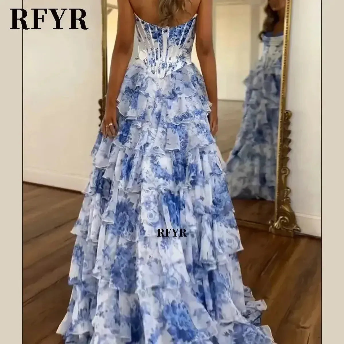 Élégante Tenue de Bal Plissée-Saylana