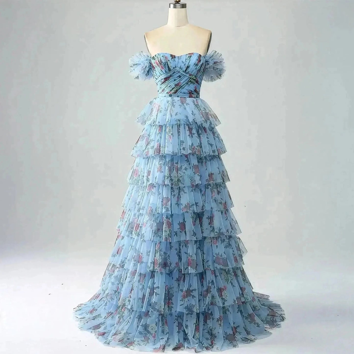 Élégante Tenue de Bal Plissée - Saylana