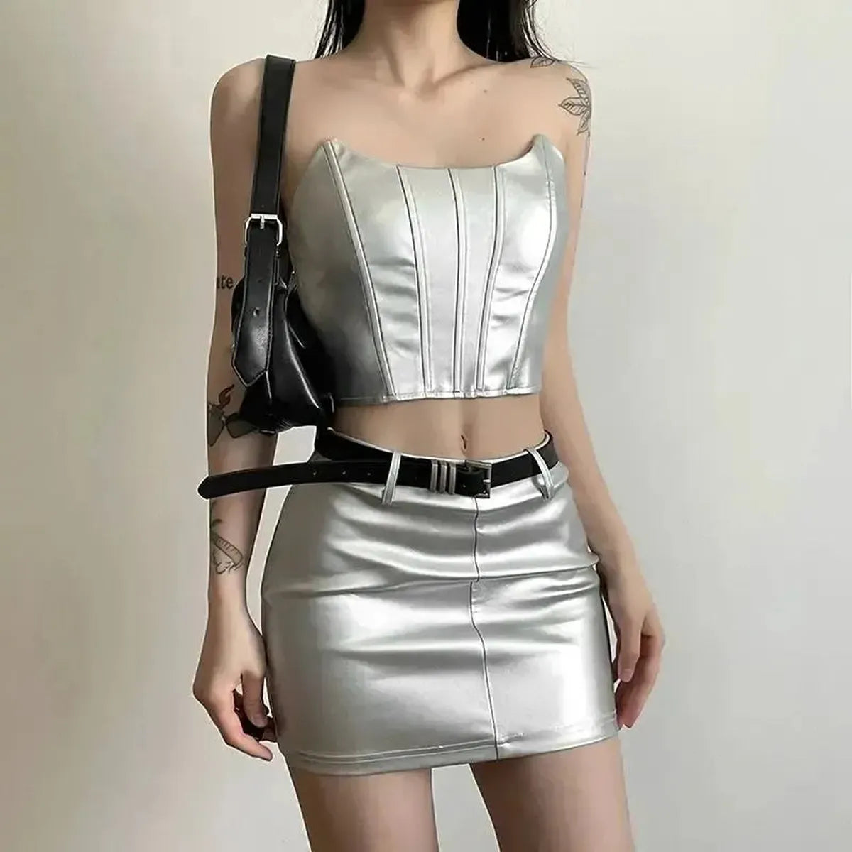 Ensemble 2 Pièces Bandeau Femme Soirée-Saylana