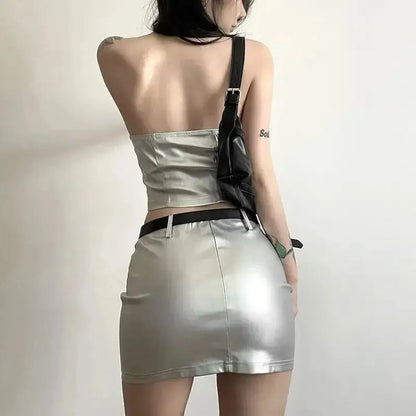 Ensemble 2 Pièces Bandeau Femme Soirée-Saylana