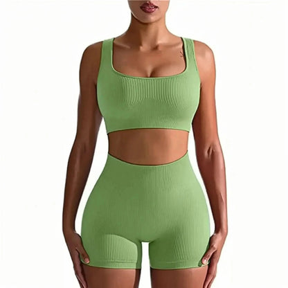 Ensemble 2 Pièces Court Taille Haute - Saylana