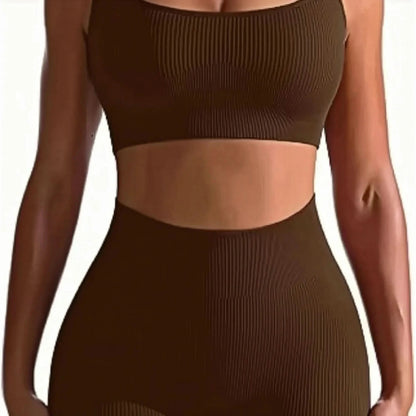 Ensemble 2 Pièces Court Taille Haute - Saylana