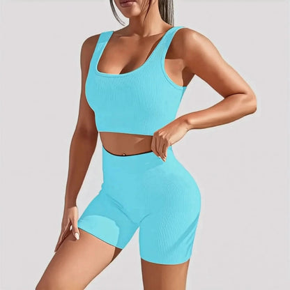 Ensemble 2 Pièces Court Taille Haute - Saylana