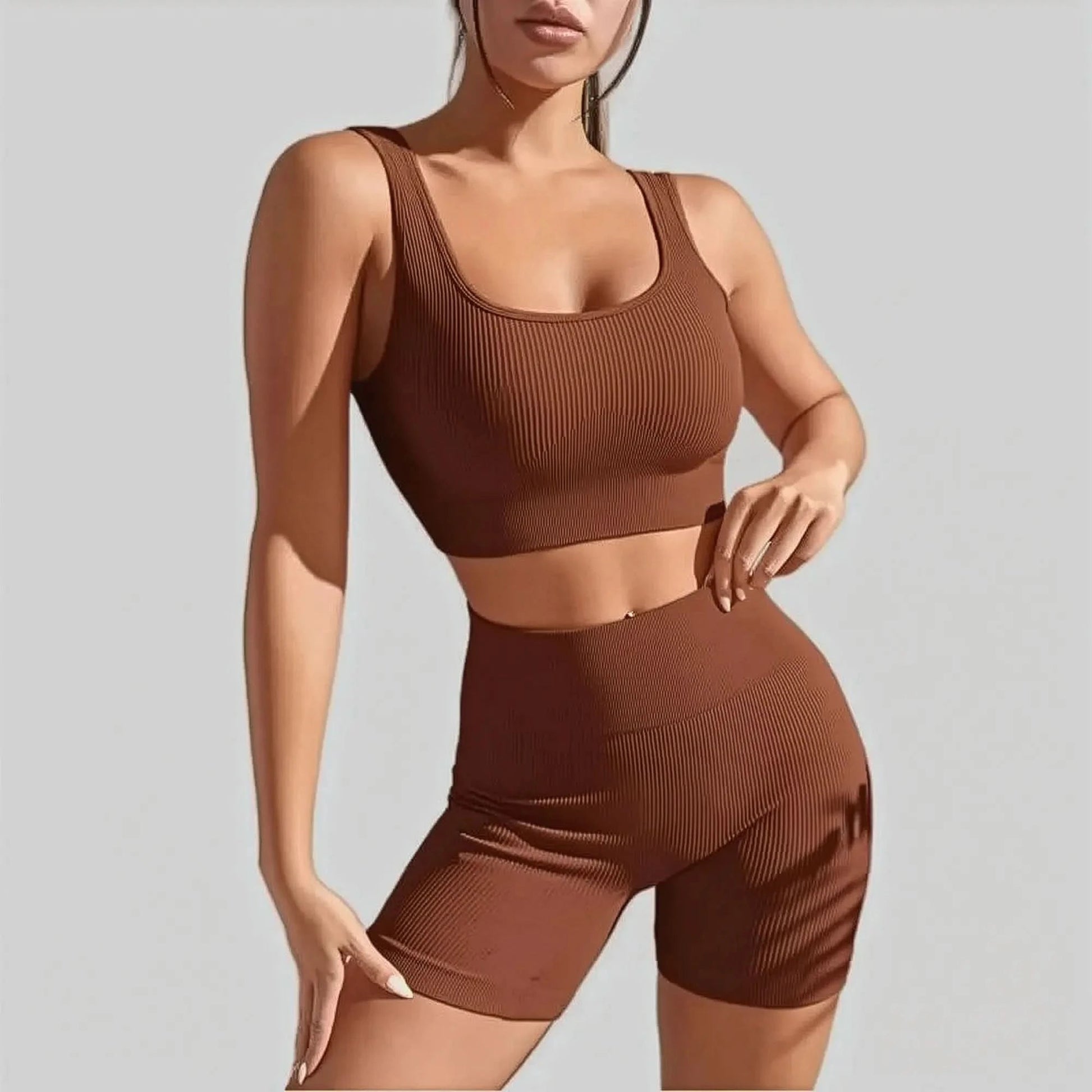 Ensemble 2 Pièces Court Taille Haute - Saylana