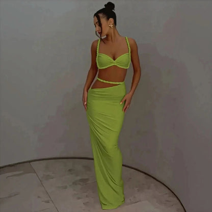 Ensemble 2 Pièces Jupe Longue - Saylana