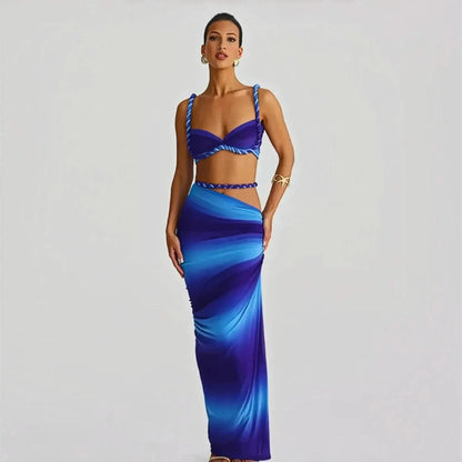 Ensemble 2 Pièces Jupe Longue - Saylana